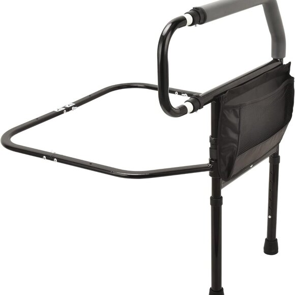 Bed Assist Grab Bar Handle with Storage Pocket - Picture 2 of 8